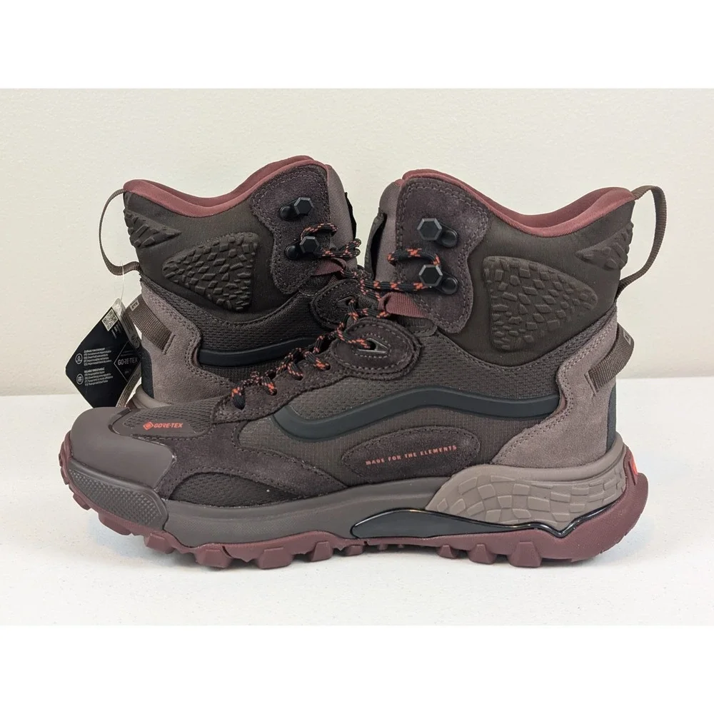 VANS MTE Crestline GORE-TEX Boots Bitter Chocolate Brown GTX Men's Size 8